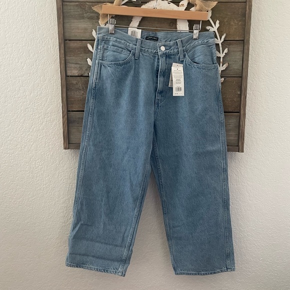 Levi’s‎ line 8 cotton cropped denim jeans unisex size 32 NWT - Picture 1 of 10